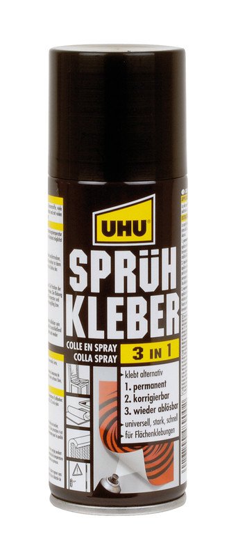 Uhu Klebespray 3 in 1 permanent Dose 200ml Pic1