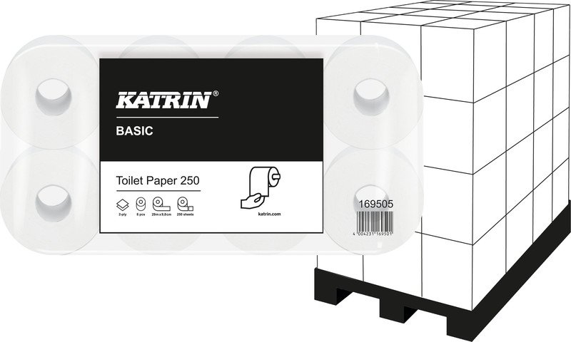 Katrin Toilettenpapier Basic Natur 2-lagig Pic1