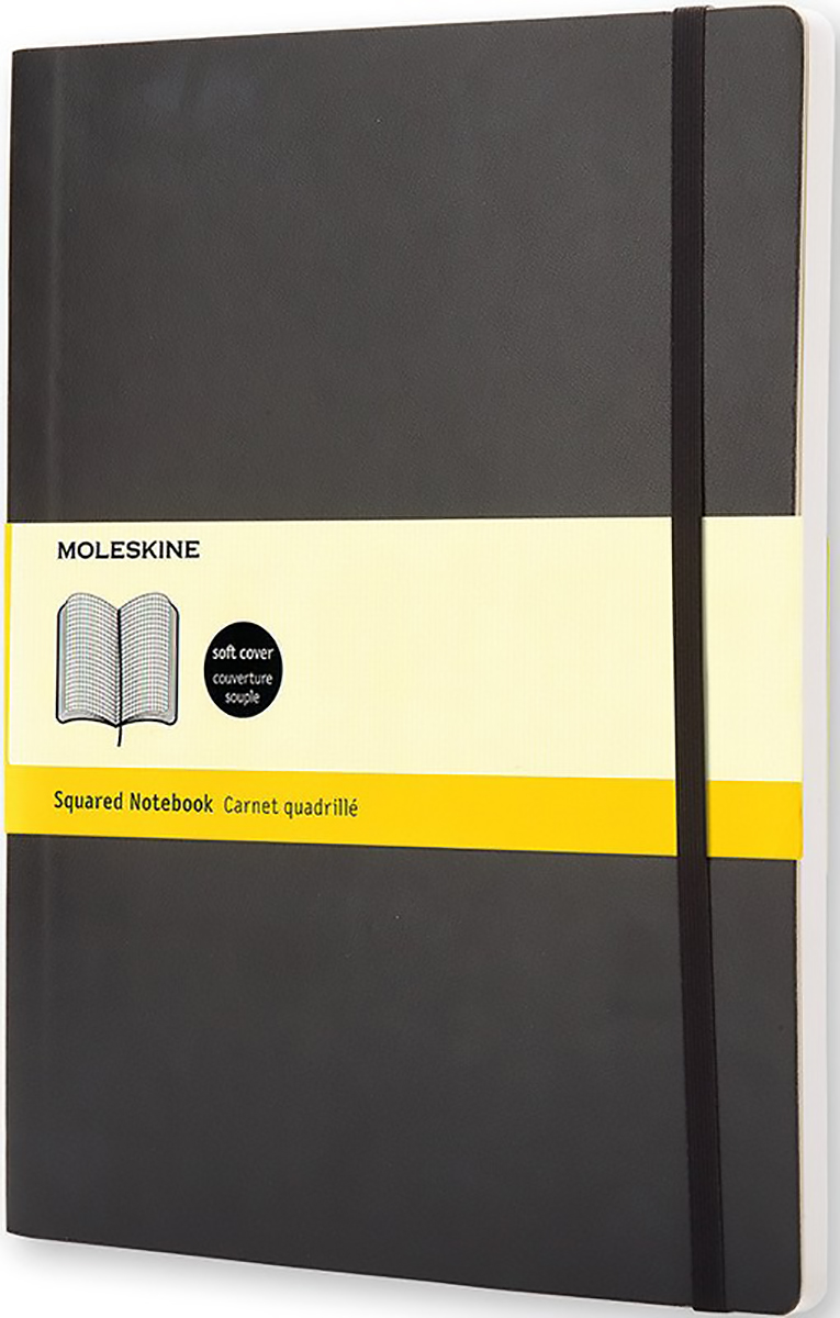 Moleskine Notizbuch Classic Soft Cover XL kariert Pic1