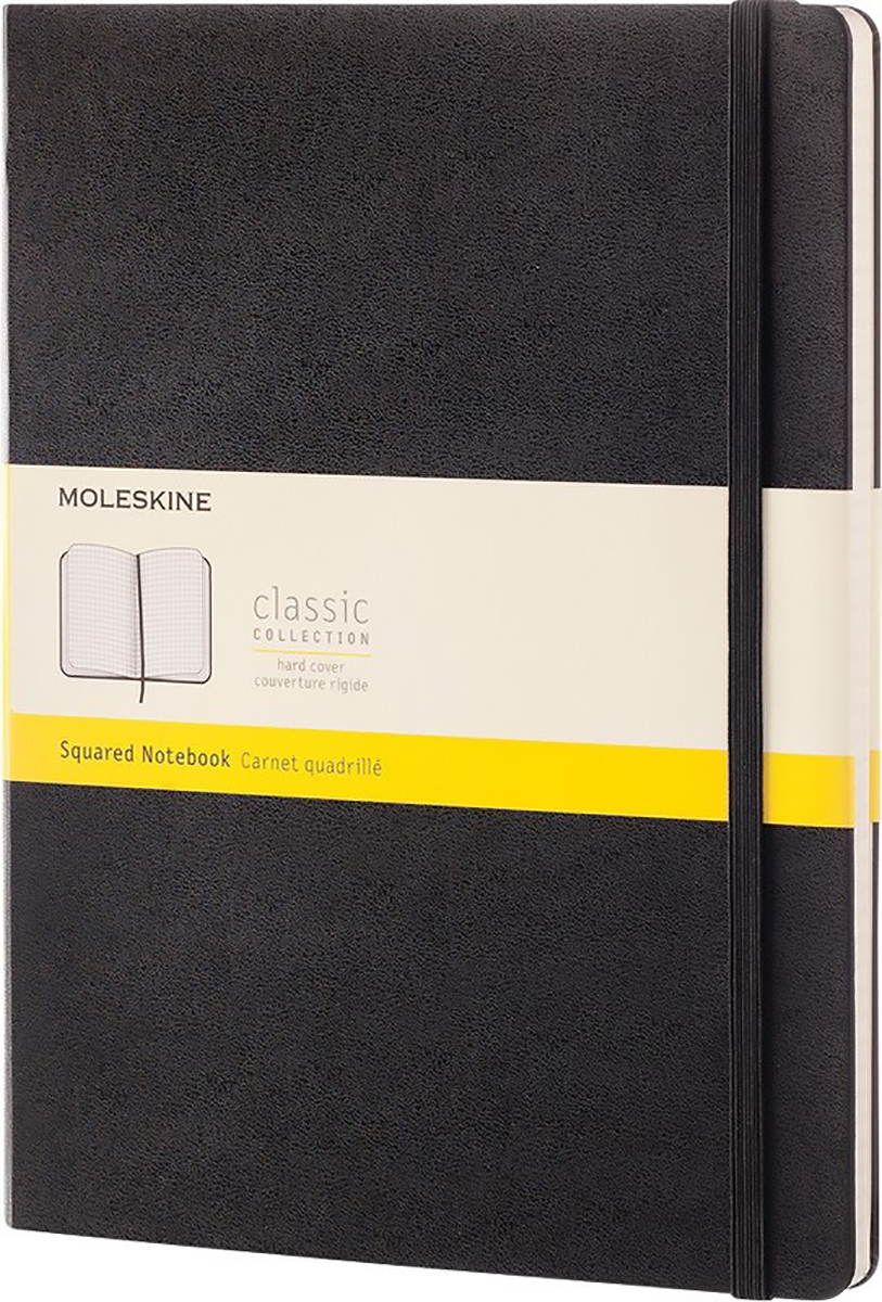 Moleskine Notizbuch Classic hardcover XL kariert Pic1