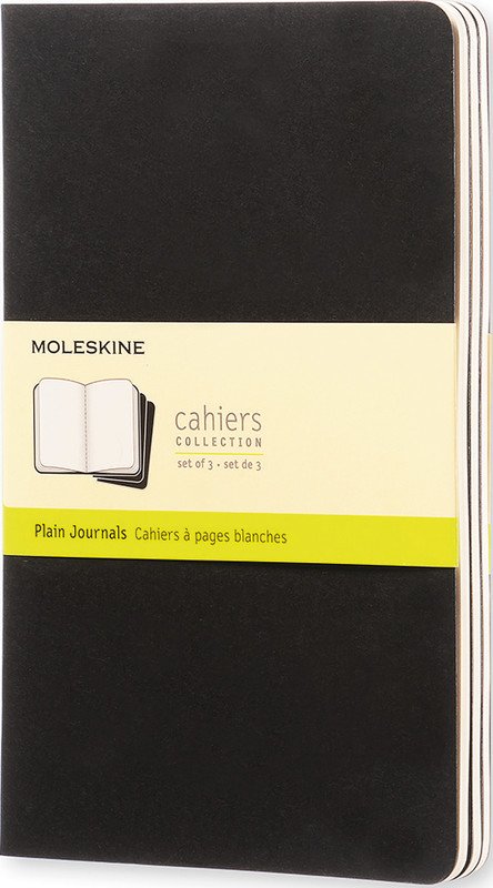 Moleskine Notizhefte Cahier Large A5 blanko à 80 Seiten Pic1