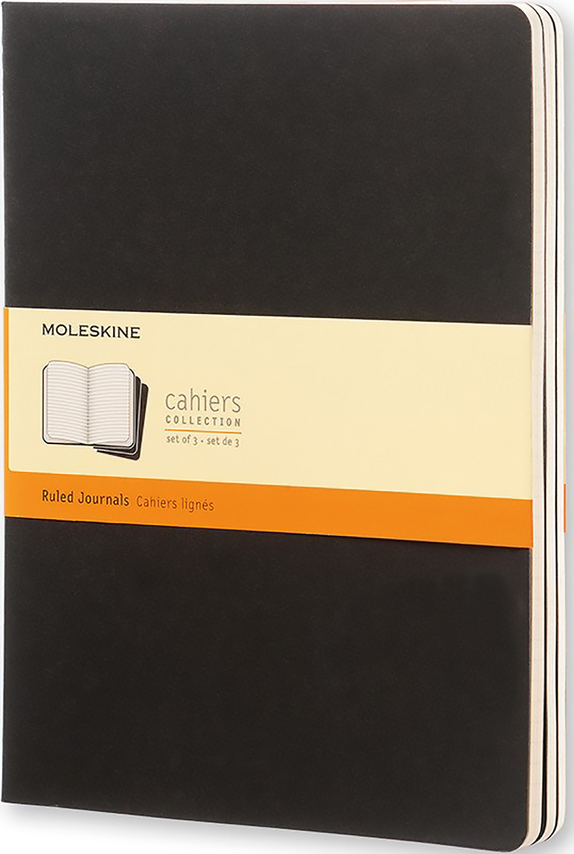 Moleskine Notizhefte Cahier Xtra Large liniert à 120 Seiten Pic1