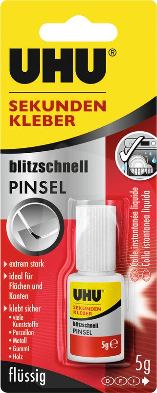 Uhu Sekundenkleber blitzschnell Pinsel flüssig Pic1