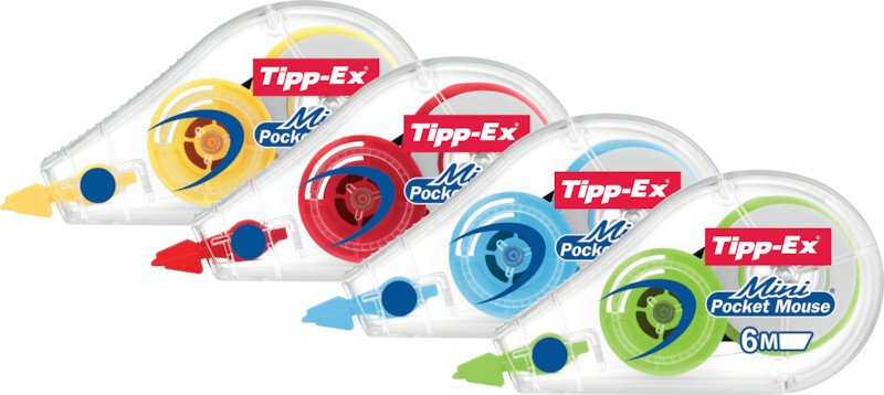 Tipp-Ex Korrekturroller Mini Pocket Mouse Fashion 5mmx5m Pic1