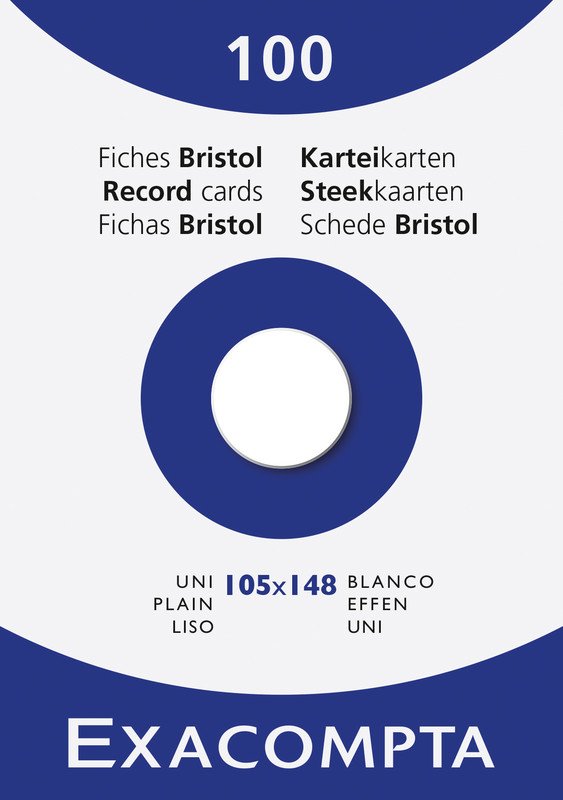 Exacompta Karteikarten A6 blanko Pic1