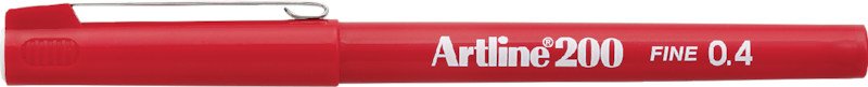 Artline Faserschreiber 200 Fine 0.4 mm rot Pic1