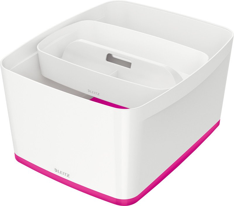 Leitz Mybox Aufbewahrungsbox Gross weiss/pink Pic3