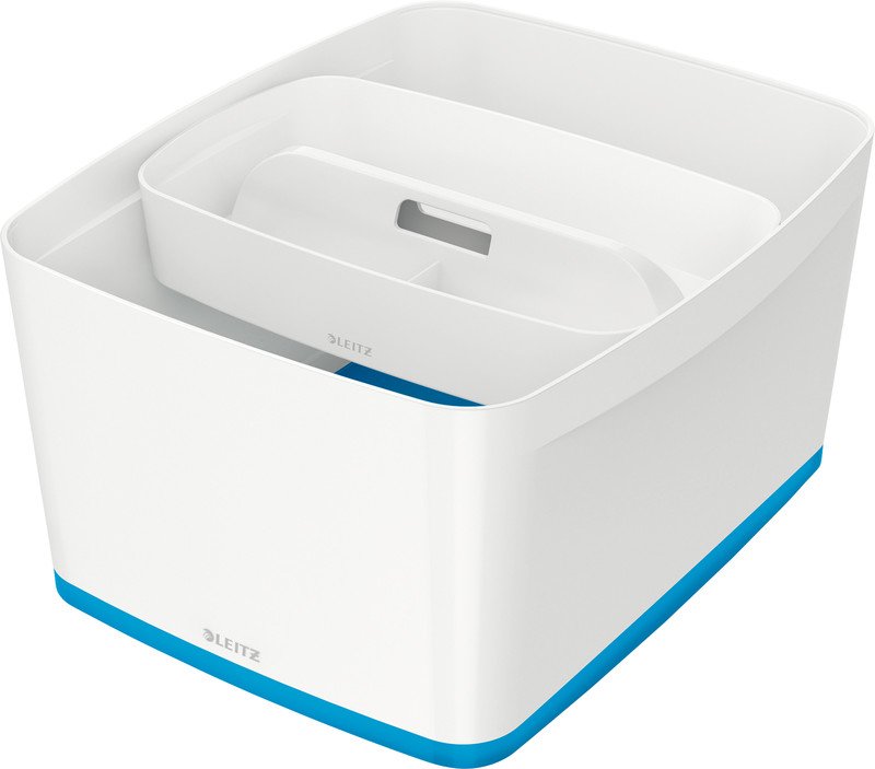 Leitz Mybox Aufbewahrungsbox Gross weiss/blau Pic3