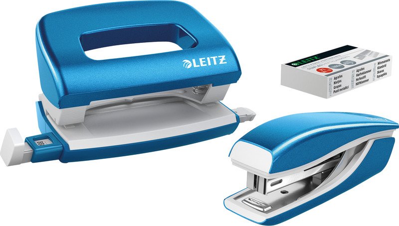 Leitz Locher & Heftgerät Mini WOW 5561 1mm Pic1