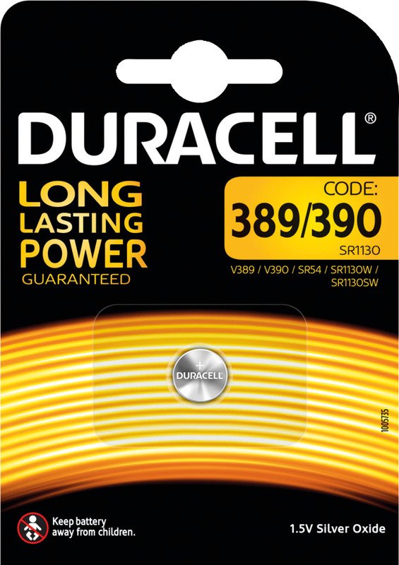 Duracell Knopfzellen SR54 389/390 Pic1