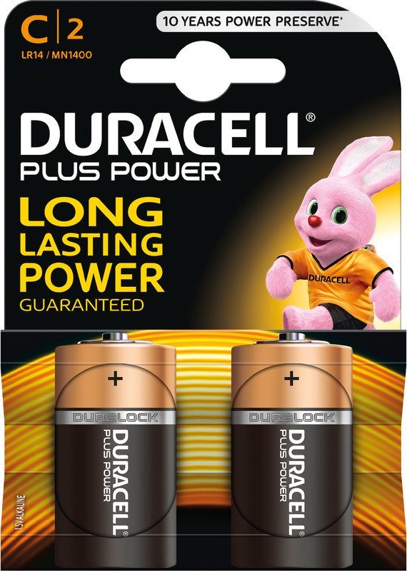 Duracell pile Plus Power LR14 Baby 1,5V C à 2 Pic1