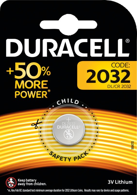 Duracell piles boutons CR2032 Pic1