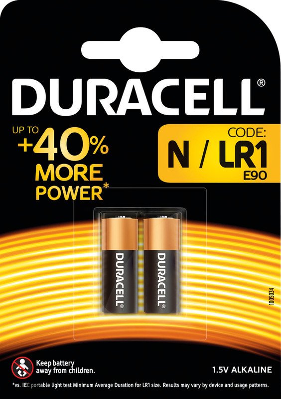 Duracell Batterien LR1 N 1,5V à 2 Pic1