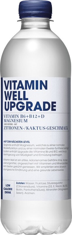 VITAMIN WELL Eau minérale PET Citron et Cactus 5 dl Pic2