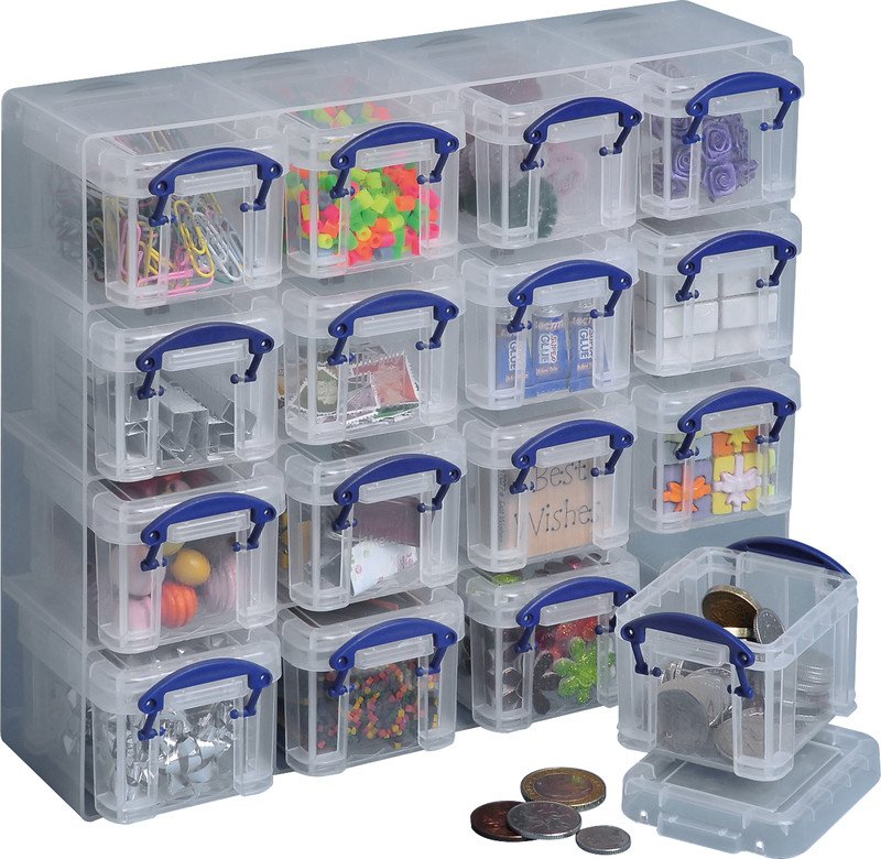 Really Useful Box Organizer 16x0.3l transparent vom Fachhändler