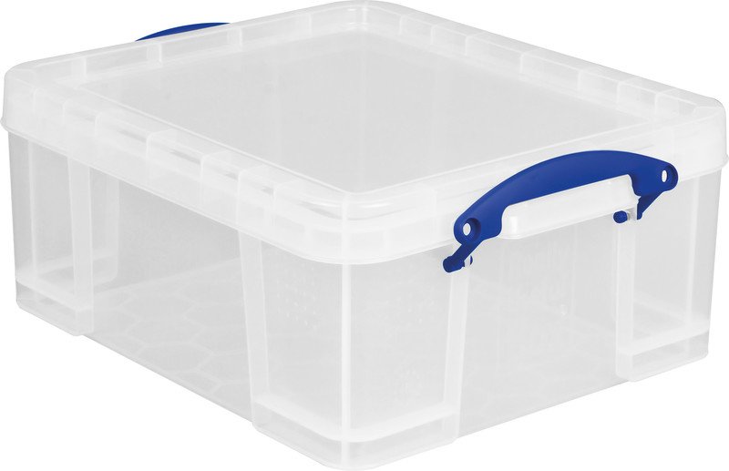 Really Useful Box Ordnungsbox 21l transparent Pic1