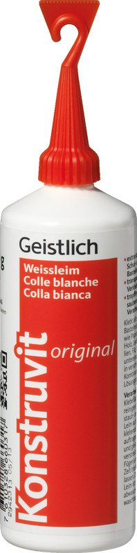 Konstruvit Weissleim original Flasche mit Spachtel 100g Pic1