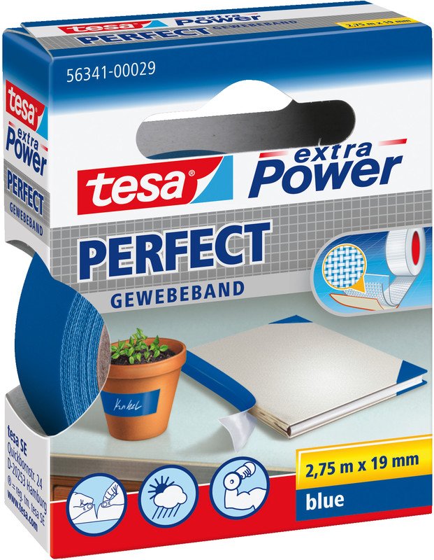 Tesa Gewebeband extra Power 19mmx2.75m Pic1