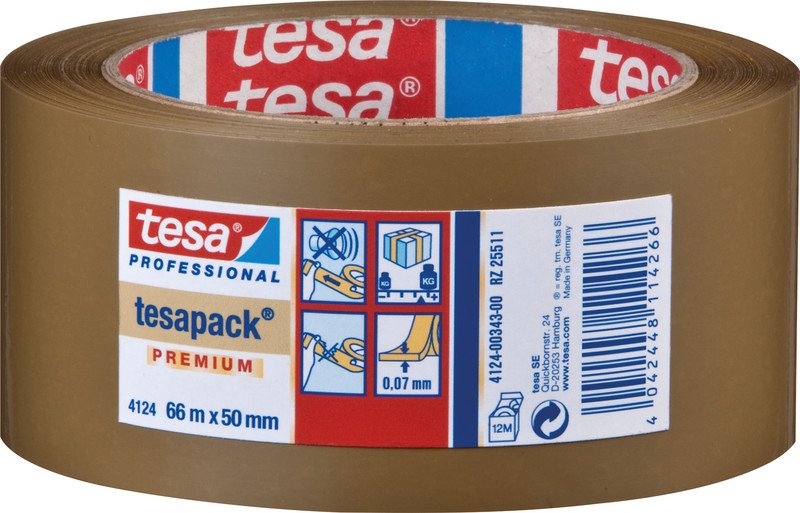 Tesa Verpackungsband PVC ultra strong 19mmx66m Pic2