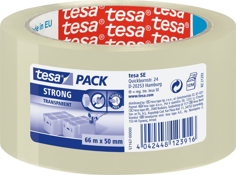 Tesa Verpackungsband PP strong 50mmx66m Pic1