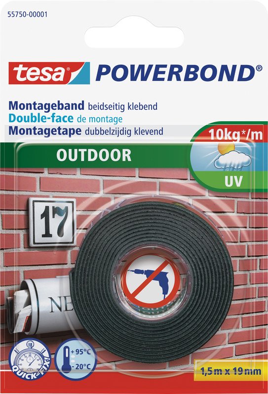 Tesa Montageband Outdoor 19mmx1.5m Pic1