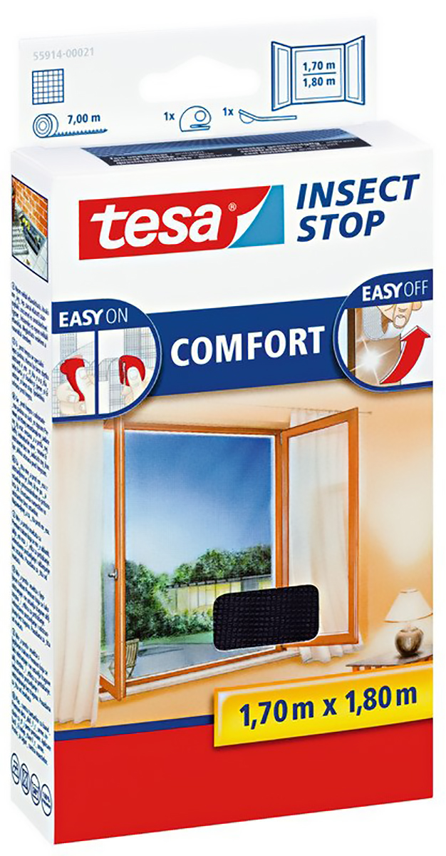 Tesa Fliegengitter Comfort 170 x 180cm Pic1