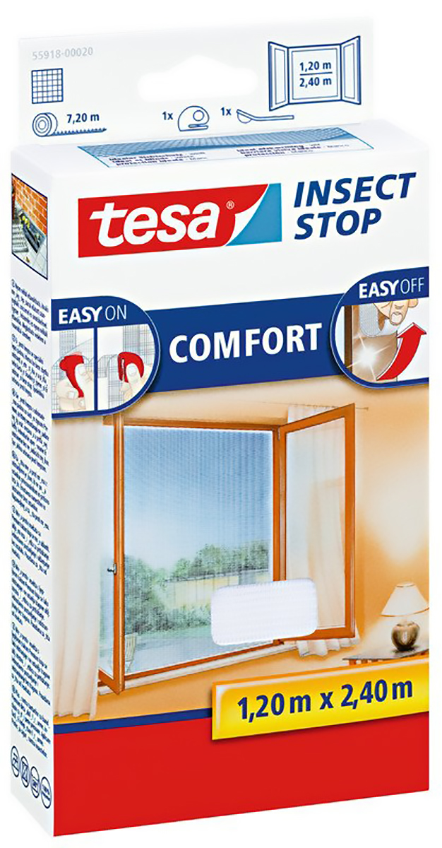 Tesa Fliegengitter Comfort 120 x 240cm Pic1