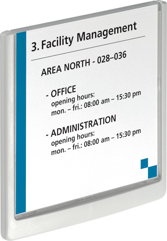 Durable Türschild Click Sign 149x148.5mm Pic5