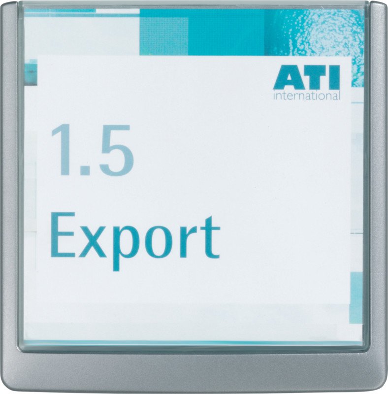 Durable Plaque de porte Click Sign 149 x 148.5 mm graphit Pic1