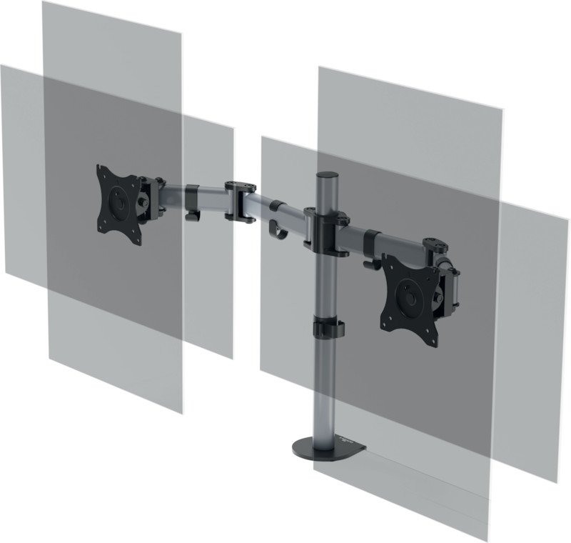 Durable Monitorhalterung für 2 Monitore Select Pic2