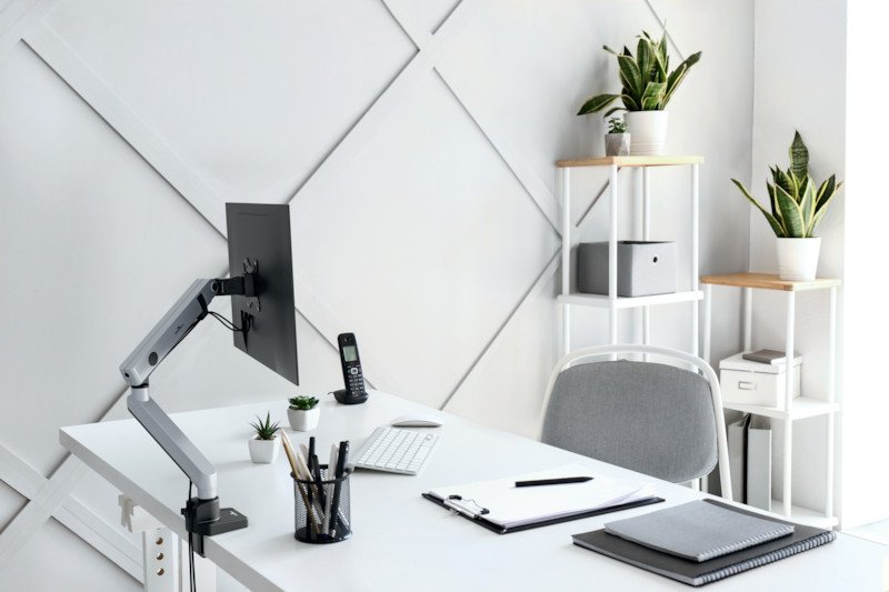 Durable Monitorhalterung für 1 Monitor mit Arm Select Plus Pic4