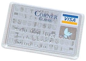 Dufco Kreditkartenhüllen glatt 55x86mm Pic1