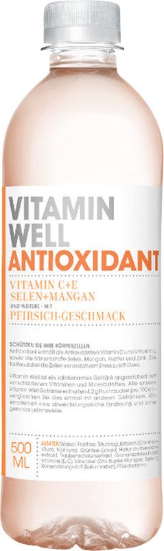 Vitamin Well Antioxidant Pêche Pic1
