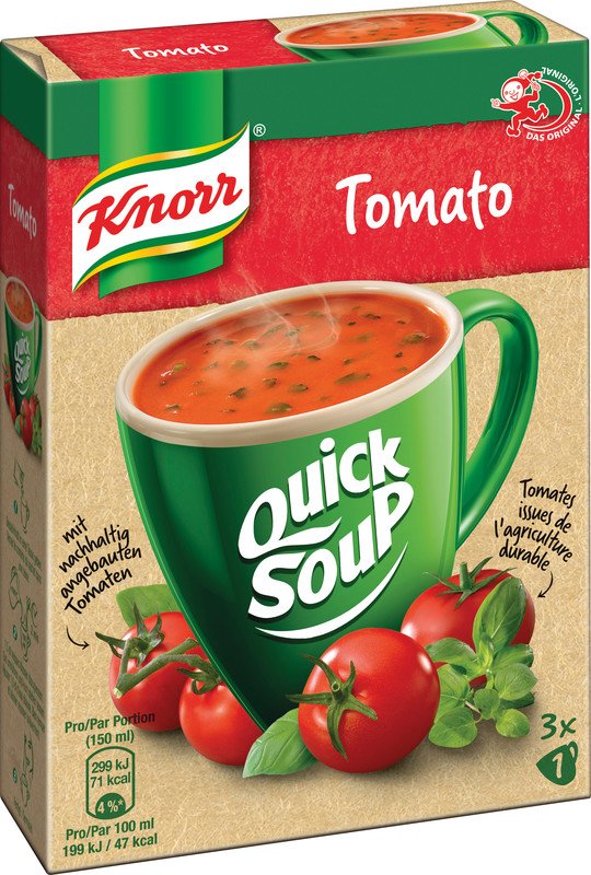Knorr QuickSoup Tomato 56gr à 3 Beutel Pic1
