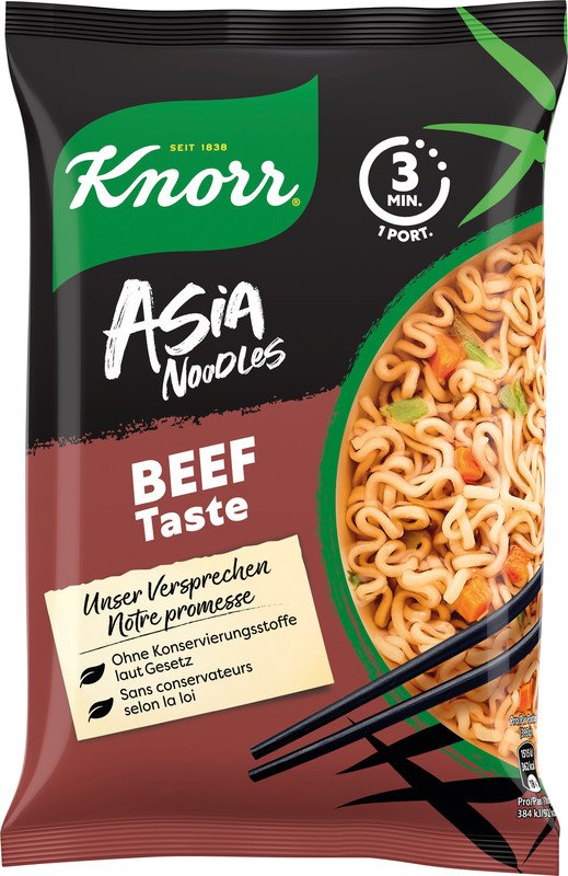 Knorr Asia Noodles Beef Taste Pic1