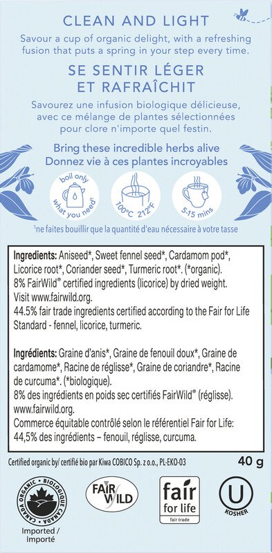 PUKKA Teebeutel Kräutertee After Dinner Pic2