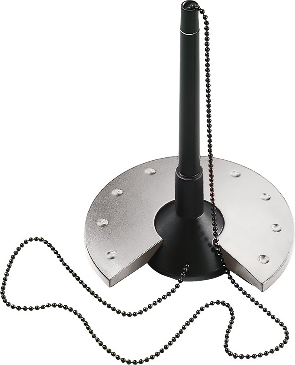 Helit Kugelschreiberständer schwarz / silber Pic1