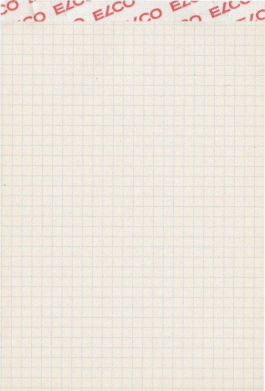 Elco Büroblock Recycling A6 4mm kariert à 100 Blatt Pic1