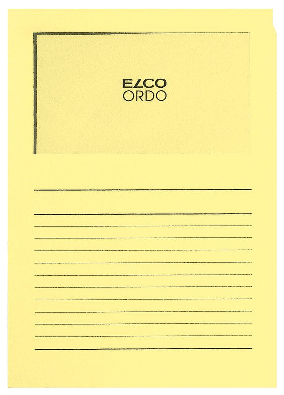 Elco Sichthüllen Ordo Classico A4 mit Druck 120gr à 10 Pic2