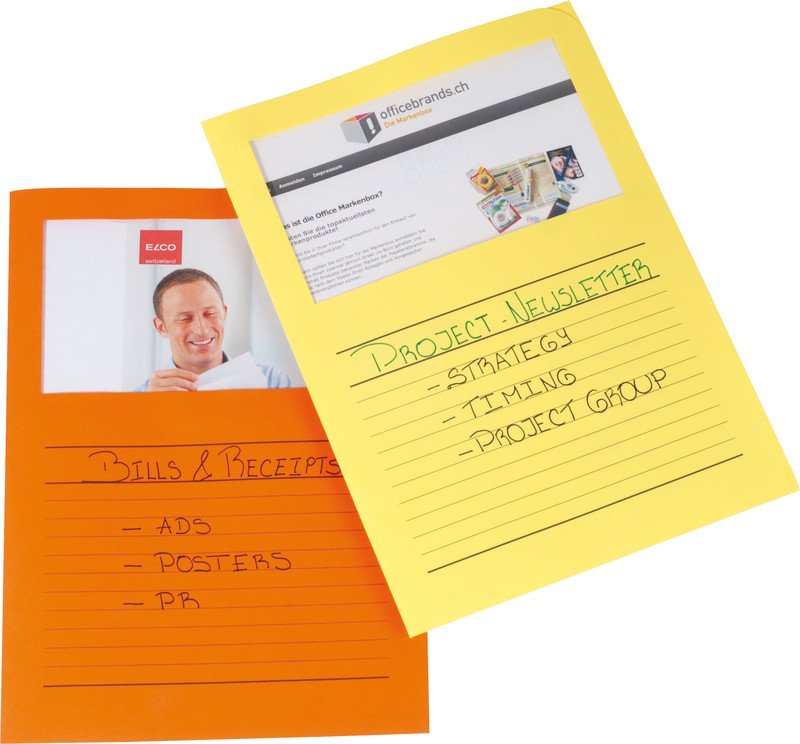 Elco Sichthüllen Ordo Classico A4 mit Druck 120gr à 10 Pic3