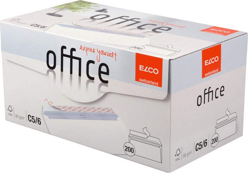 Elco Couvert Office Optifix C5/6 80gr ohne Fenster à 200 Pic2