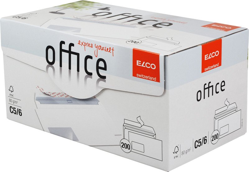 Elco Couvert Office Optifix C5/6 80gr Fenster links à 200 Pic2