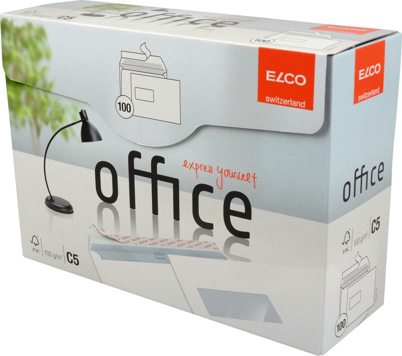 Elco Couvert Office Optifix C5 100gr Fenster links à 100 Pic2
