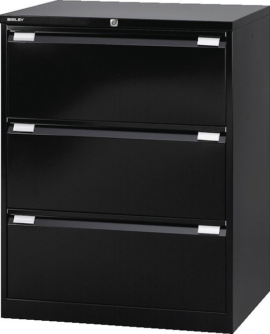 Bisley Hängeregistraturschrank Doppelbahnig 3 Schubladen Pic1