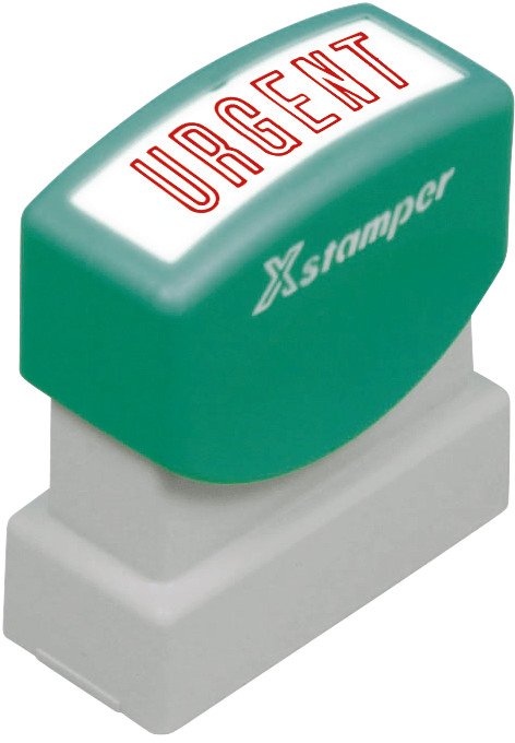 X-Stamper urgent rot Pic1