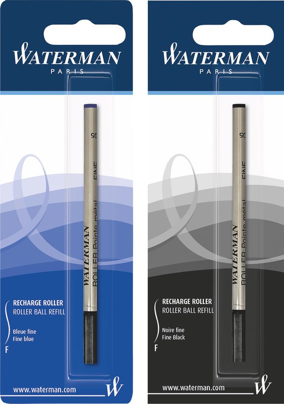 Waterman Rollermine fein schwarz Pic3