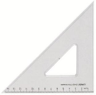 Linex Winkel 45° 36cm mit Tuschekante glasklar Pic1