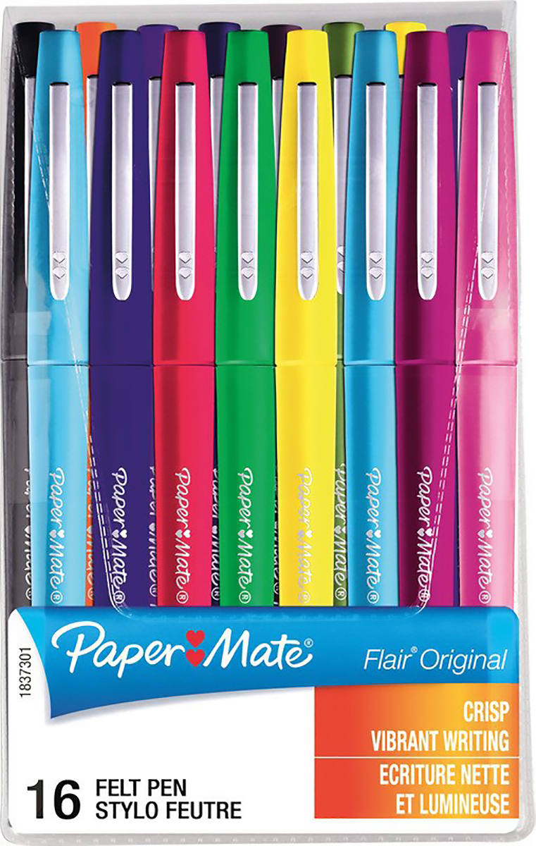 Paper Mate Faserschreiber Flair Etui à 16 Pic1