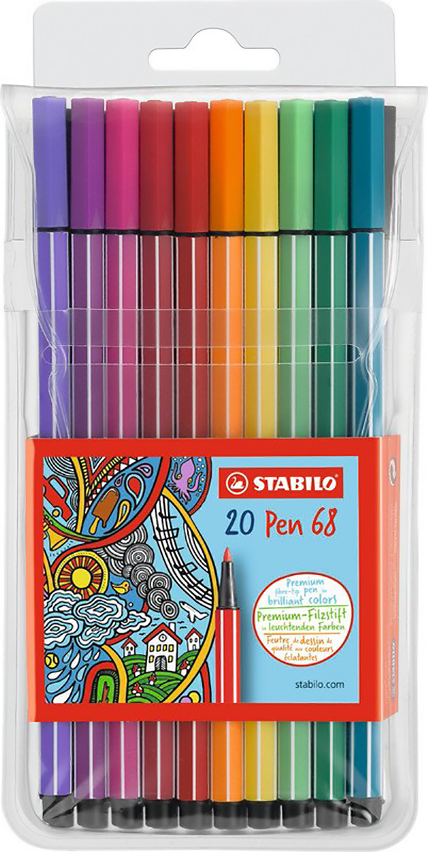 Stabilo Faserschreiber Pen 68 1mm 20er Kunststoffetui Pic1