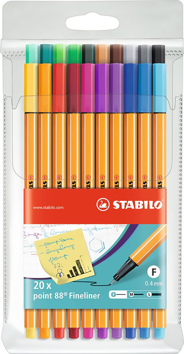 Stabilo Tintenfeinschreiber point 88 0.4mm Etui Pic1